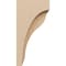 Ekena Millwork 8"W x 8"D x 16"H Wide Helena Rough Cedar Woodgrain TimberThane Corbel, Primed Tan CORUR08X08X16HELRCPR - alternate 4